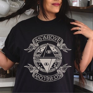 Witchy Vibes Comfort Colors T-Shirt: As Above, So Below