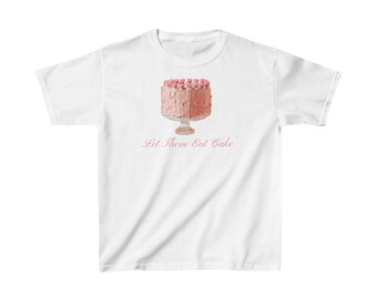 Let Them Eat Cake BabyTee | Trendy Coquette Aesthetic | Cute Aesthetic, Gift For Her, Coquette Marie Antoinette T-Shirt