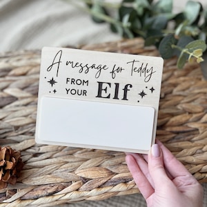 Elf sign, Elf prop, Elf message board, Elf ideas