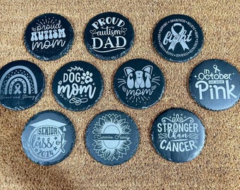 Custom Engraved Slate Coasters | Personalized Gifts for Any Occasion!