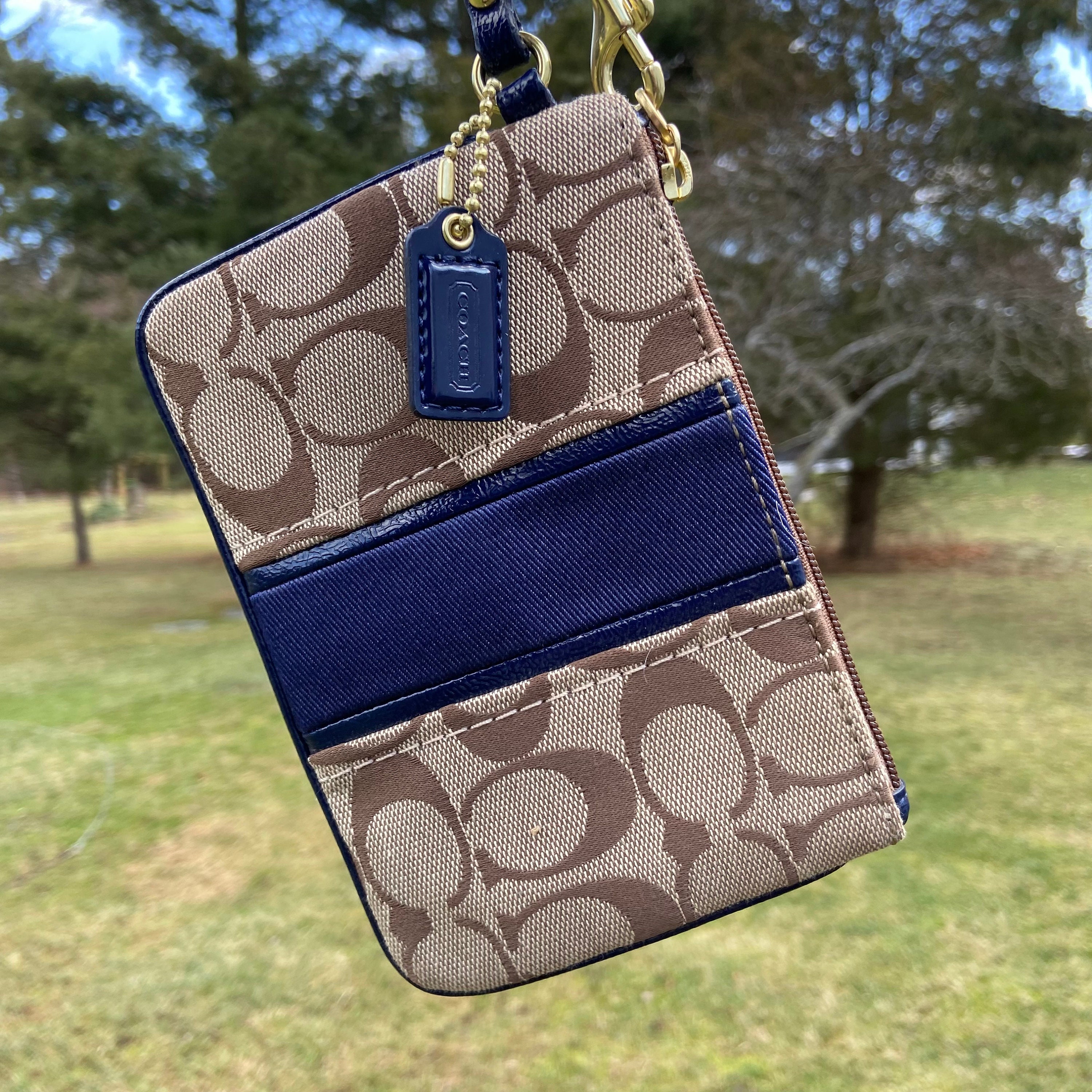 Coach Wallet Navy Blue atelieryuwa.ciao.jp