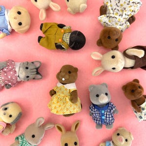 Sylvanian Families Vintage  Calico Critters Pick Your Own Japan/UK Animals Figures 1980s 90s