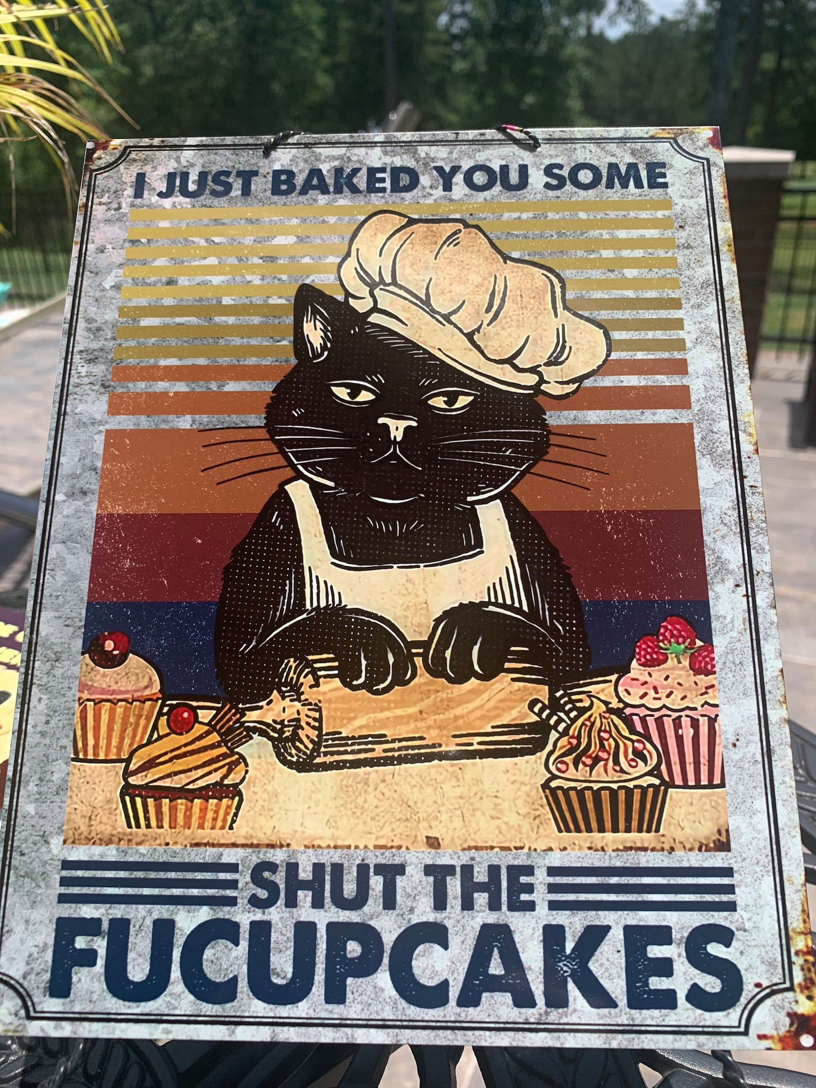 I Just Baked You Shut The Fucupcakes Sign