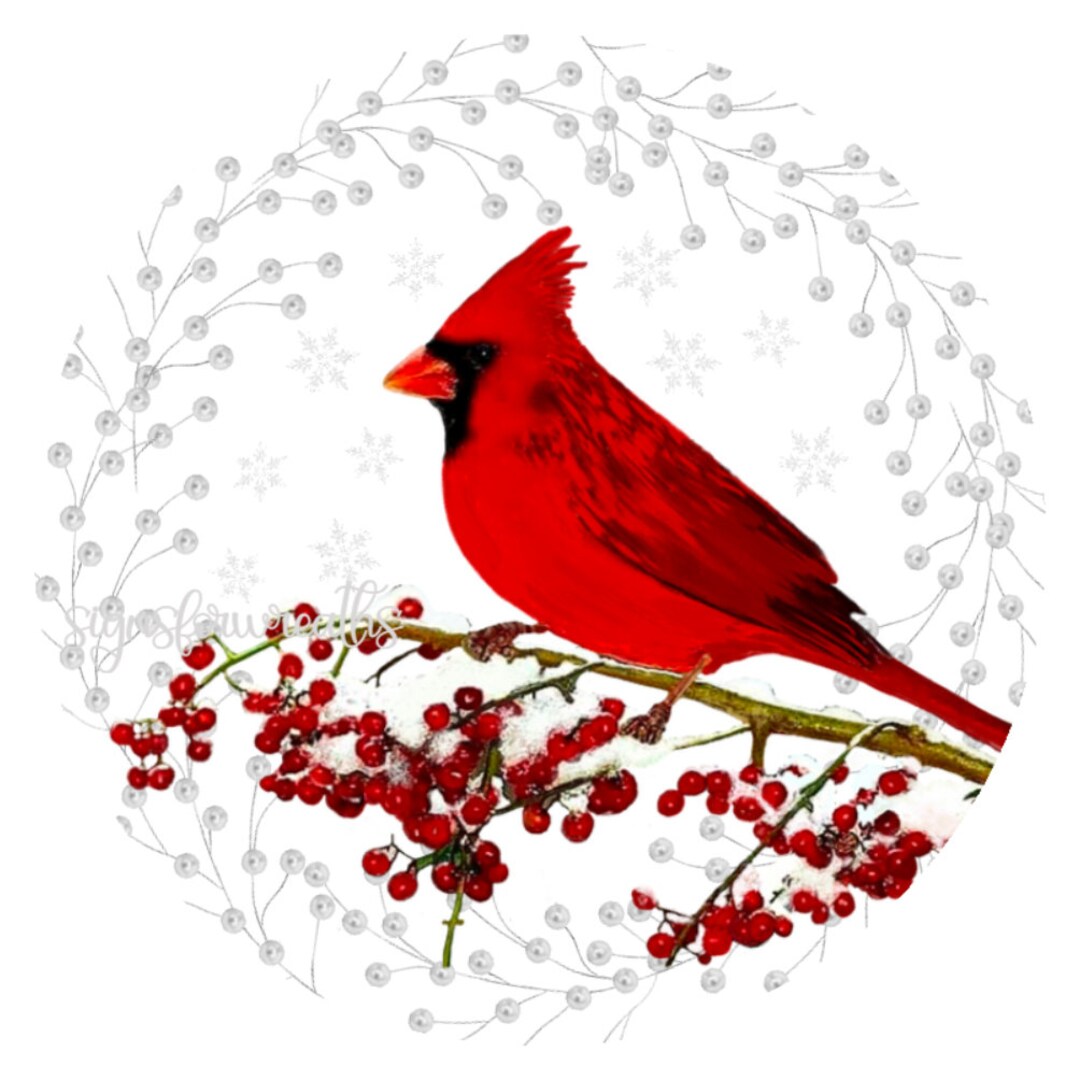 Cardinal Sign Metal Wreath Sign Christmas Sign For Wreaths Cardinal cardinal-sign-metal-wreath-sign-christmas-sign-for-wreaths-cardinal