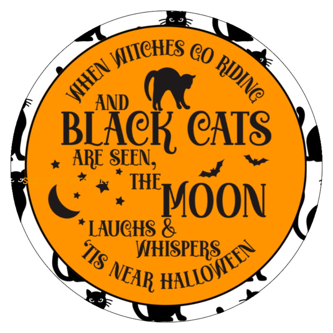 halloween-sign-black-cat-sign-black-cat-halloween-sign-etsy
