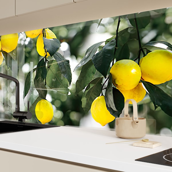 Lemon Splashbacks Kitchen Backsplash - Etsy