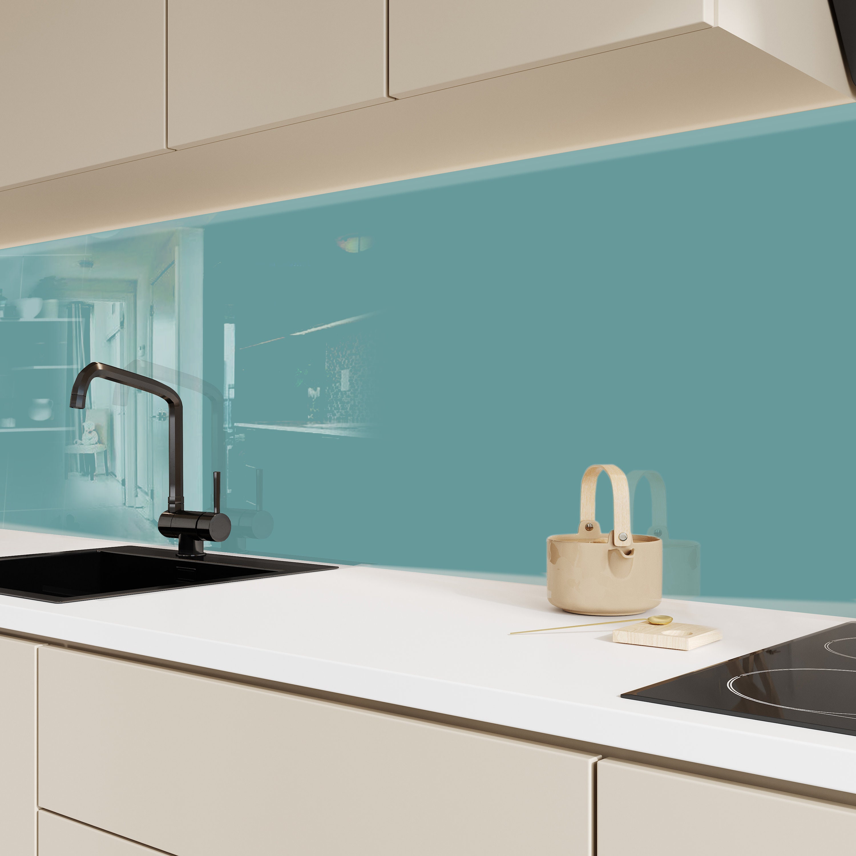 Backsplash Tiletempered Glasssolid Glass Backsplashkitchen Etsy