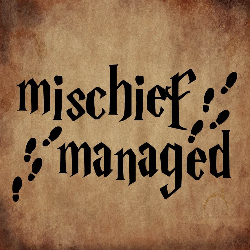 Mischief Managed Svg Dxf Pdf Png - Etsy