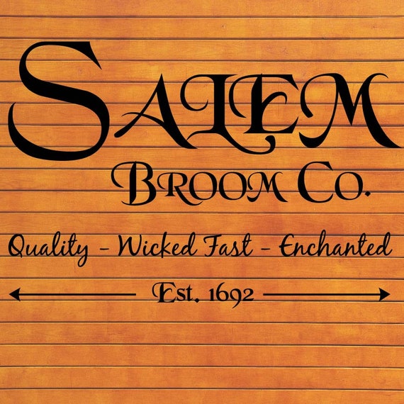Salem Broom Co Svg Dxf Pdf Png - Etsy