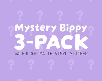 Mystery Bippy Sticker Bundle 3-pack