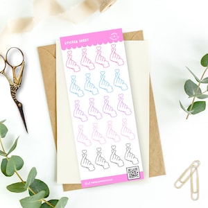 Vingerharten - vinylstickervel 70 mm x 170 mm - decoratieve stickers | Vingerhart | BTS verlegen hart | Kpop-vinger | K-pop-hart | BuJo-sticker