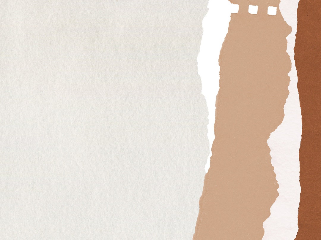 Neutral Earth Toned Graphic Texture High Quality Torn Paper Background