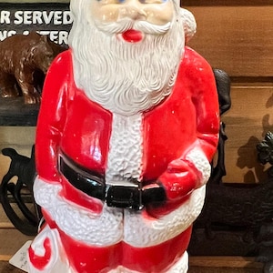 Vintage Blow Mold Santa