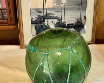 Large glass fishing net float