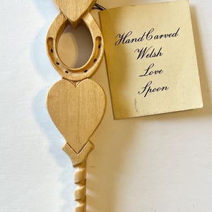 Hand Carved Welsh Lovespoon