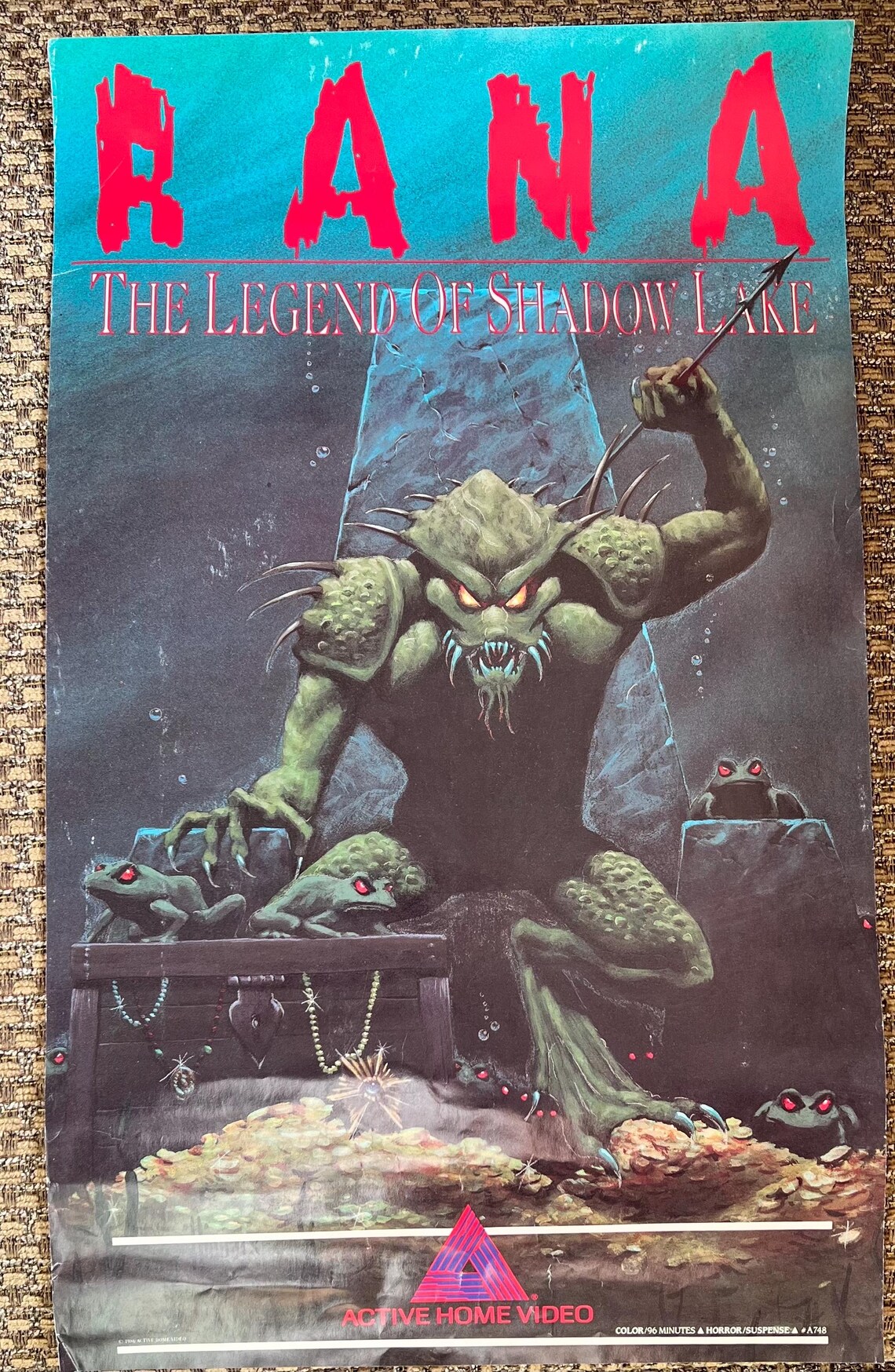RANA Video Store Movie Poster 1986 - Etsy