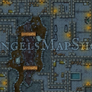 Mappa Lost Mine of Phandelver, Goblin Arrows, Redbrand Hideout, DnD maps, battlemaps. 5e mappe