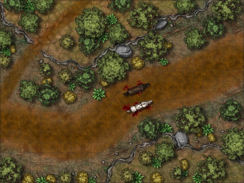 Lost Mine of Phandelver Map, Goblin Arrows, Goblin Ambush, Dnd Maps, Battlemaps. 5e Maps Etsy