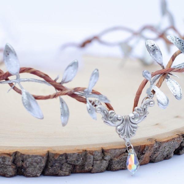 Tiara Elven Circlet Fairy Crown Halloween Headpiece Fantasy tiara