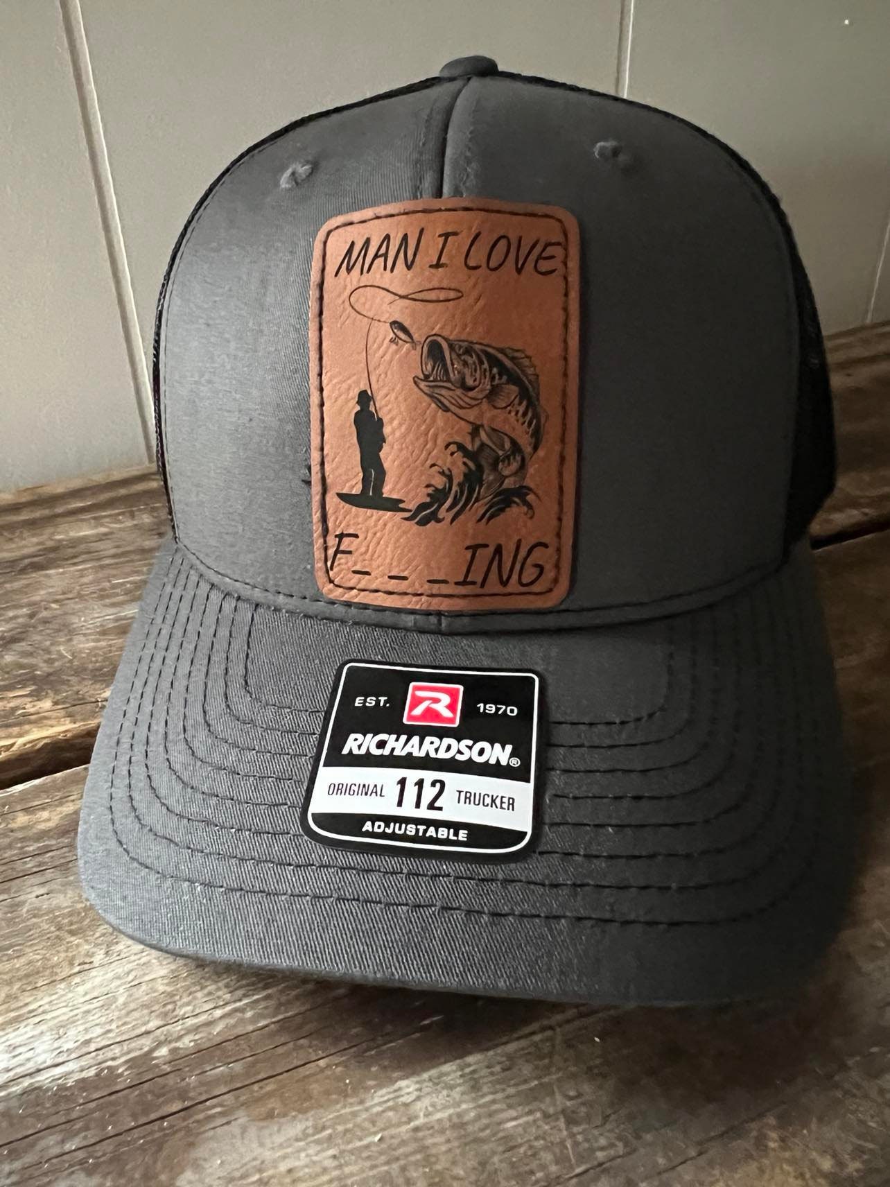 Men's Fishing Trucker Hat, Men's Fishing Hat, Men's Suggestive