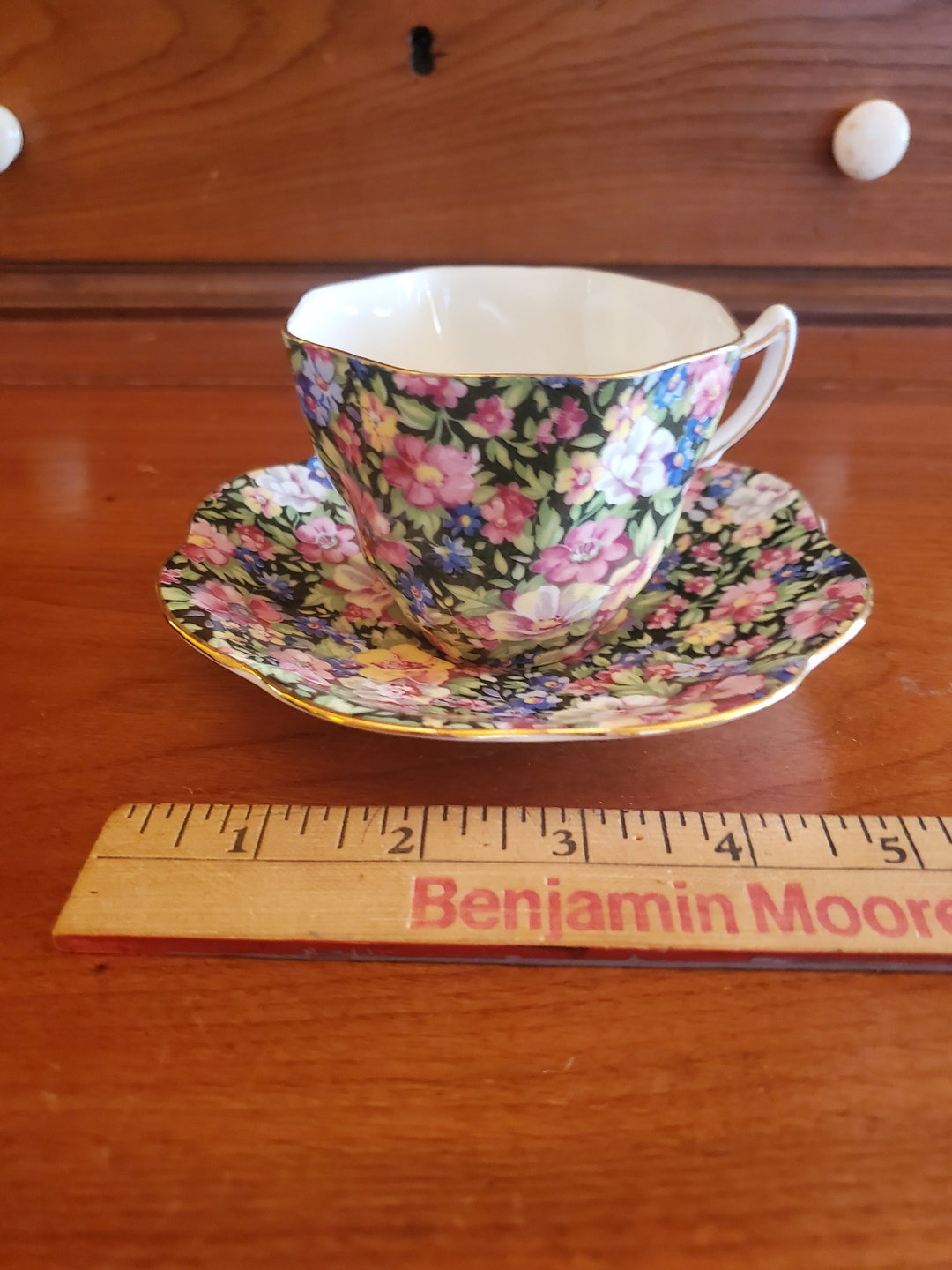 Rosina Bone China Tea Cup & Saucer Etsy