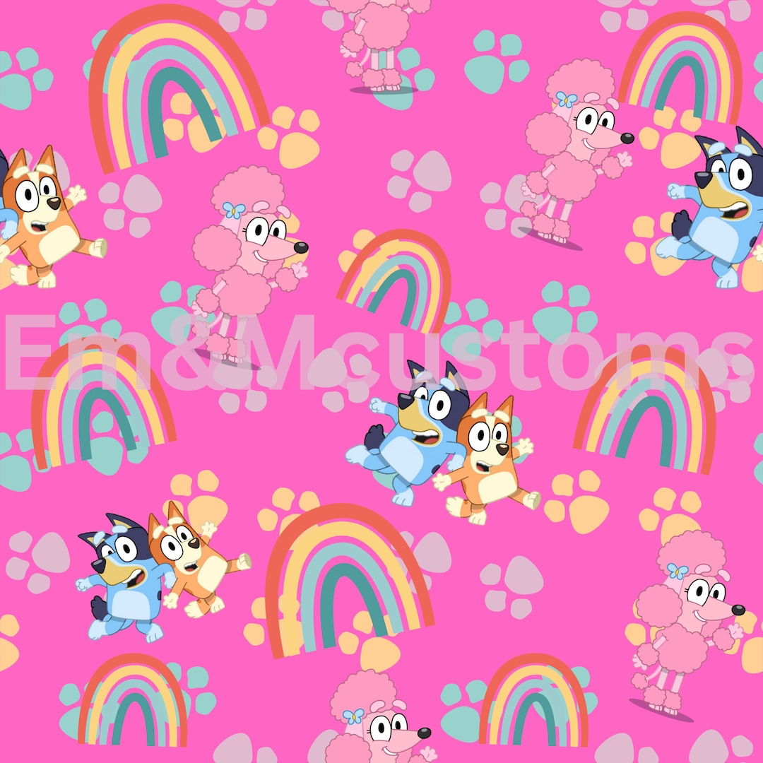 Bluey Seamless File - Etsy