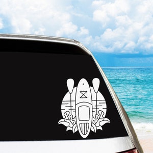 Paddle board decal, car sticker, water bottle sticker, vinyl decal