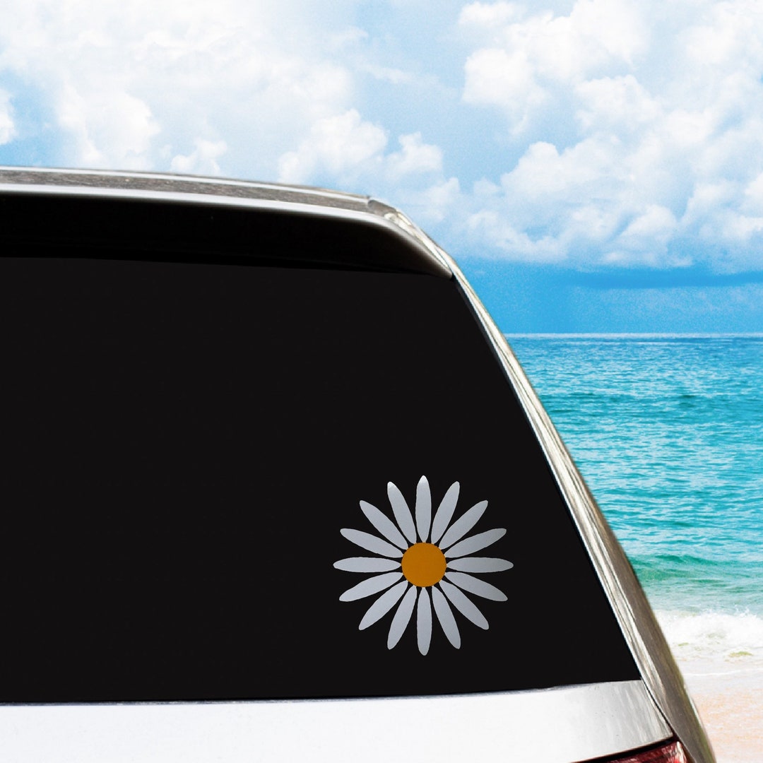 Daisy Decal, Car Decals, Flower Sticker, Vinyl Stickers - Etsy