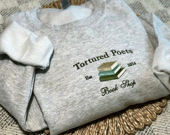 Sudadera bordada de TT Poets Dep., sudadera de Tortured Poetry, sudadera de nuevo álbum, sudadera de All's Fair