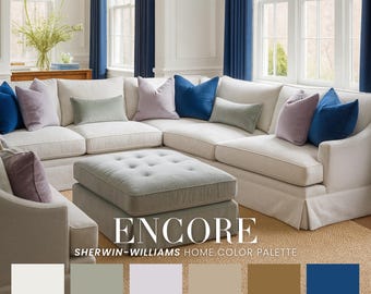 Encore Paint Color Palette | Modern Traditional Scheme (Digital Download)