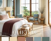 Quietude Sherwin-Williams Home Color Palette | Transitional Paint Color Scheme (Digital Download)