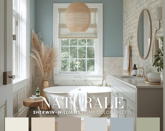 Naturale Sherwin-Williams Whole House Color Palette (Printable)