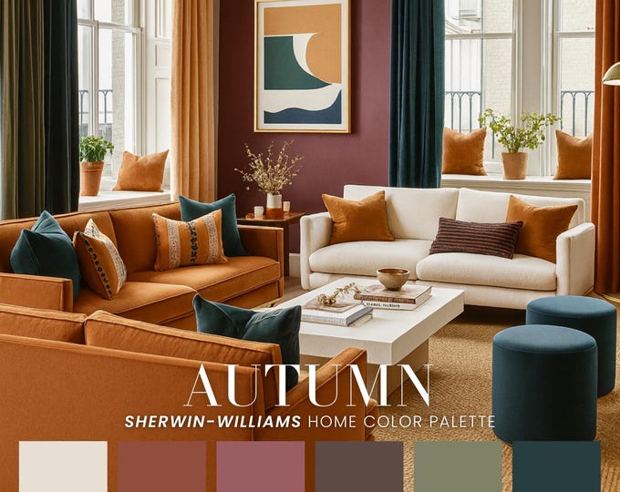 Sherwin-williams Color Palette: Autumn Leaves, 12 Colorful Sherwin ...