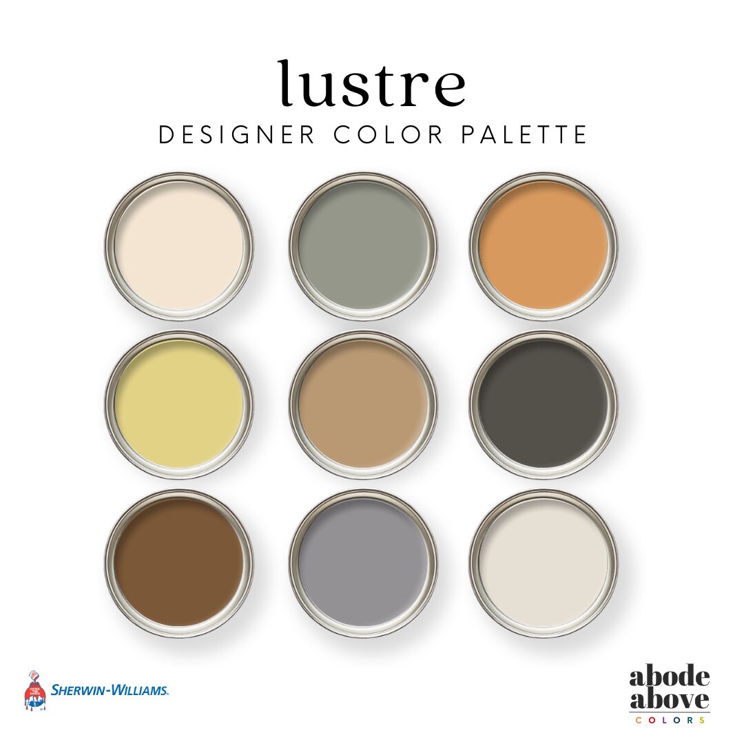 Lustre Home Color Palette Sherwin Williams 2024 Whole House Color