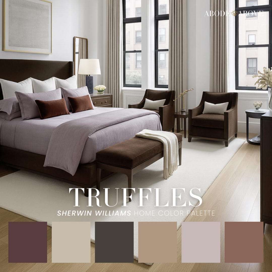 Truffles Color Palette | Modern Farmhouse Paint Scheme (PDF) - Etsy