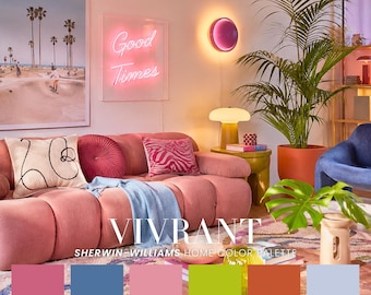 Vivrant Home Color Palette | Sherwin Williams Maximalist Scheme (Digital Download)