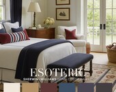 Esoteric Sherwin-Williams Home Color Palette | Moody Tones Interior Paint Scheme (Digital Download)