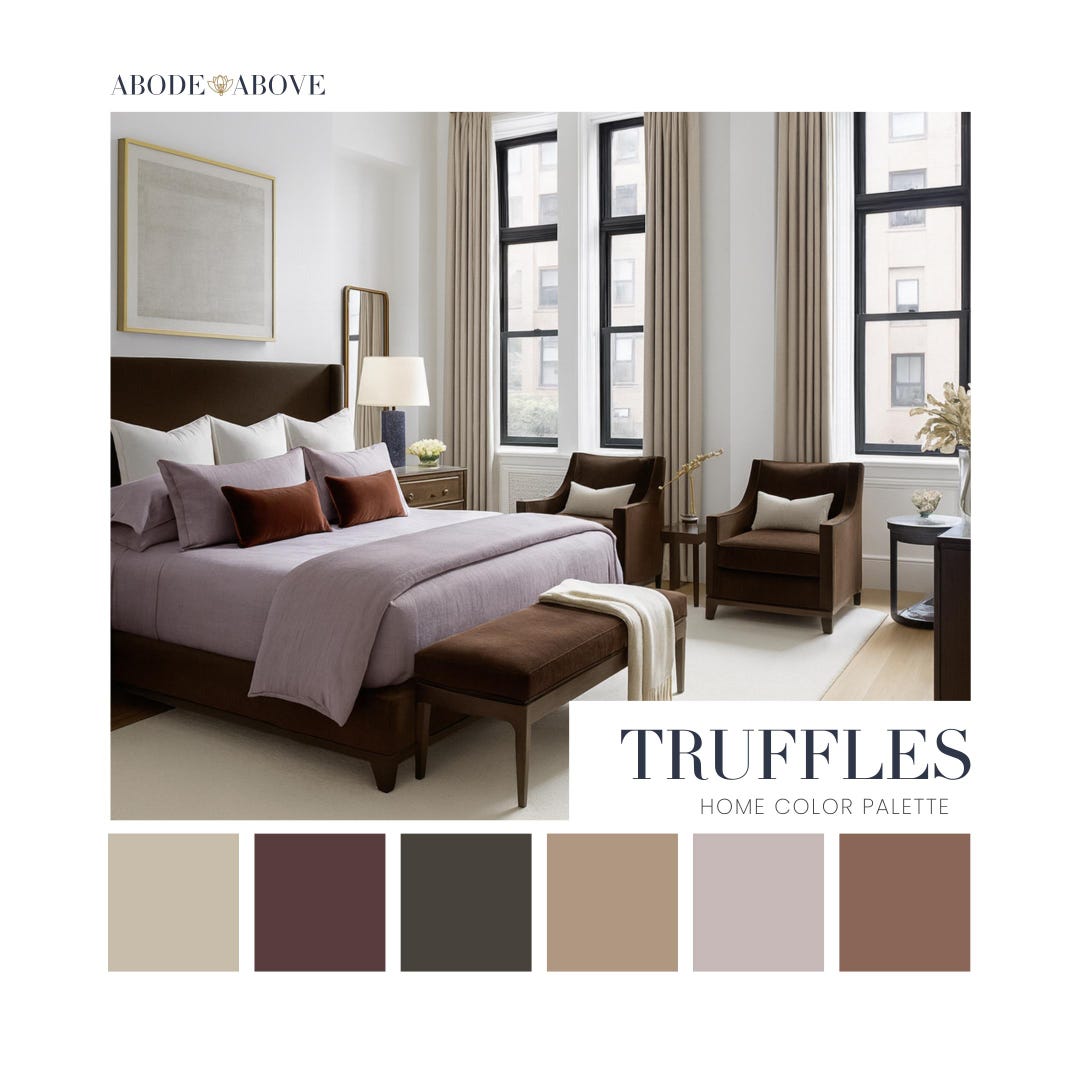 Truffle Color Truffles Sherwin Williams Whole House Color Palette, Warm Paint Color ...