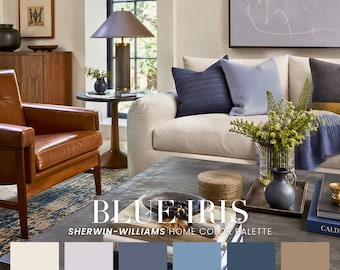 Blue Iris Color Palette | Sherwin-Williams Paint Scheme (PDF)