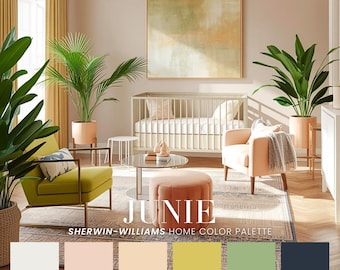 Junie Sherwin-Williams Home Color Palette – Interior Paint Scheme (Digital Download)