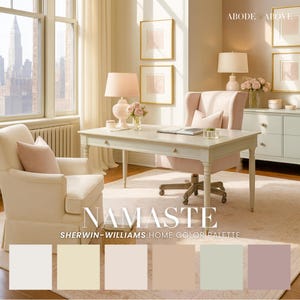 Namaste Paint Color Palette | Scandinavian Minimalist Scheme (Digital Download)