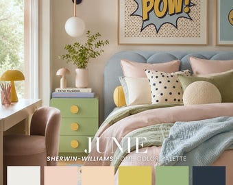 Junie Sherwin-Williams Home Color Palette – Interior Paint Scheme (Digital Download)