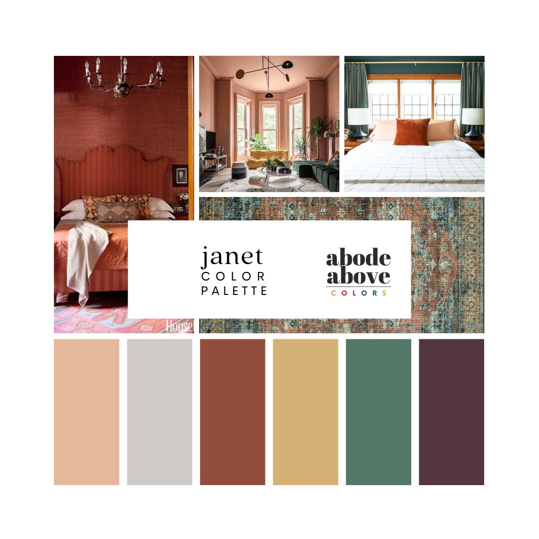 Janet Interior Design Color Palette Sherwin Williams 2024 Whole House ...