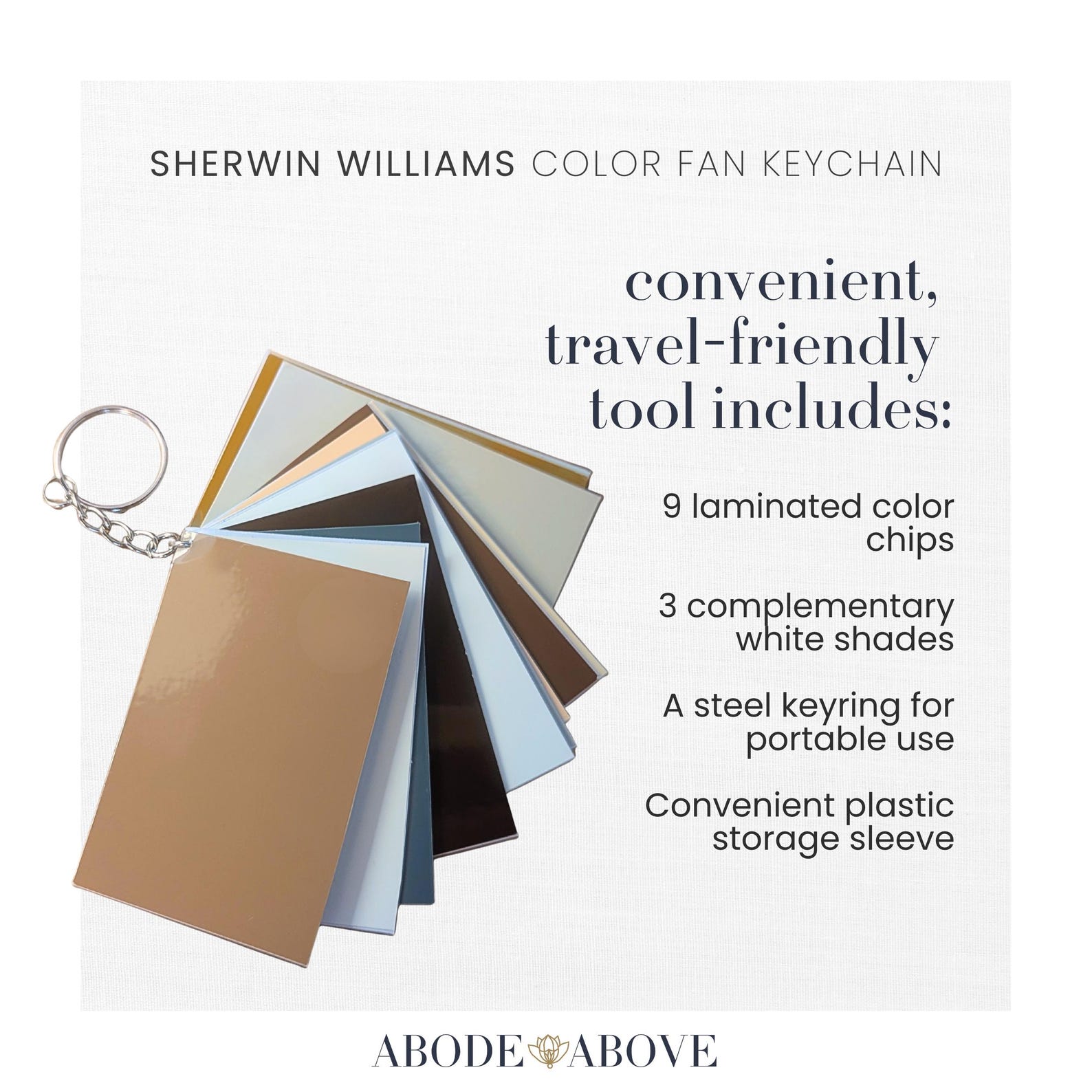 Uncle Color Cool Uncle Color Fan Deck Keychain With Sherwin Williams Paint Swatches ...