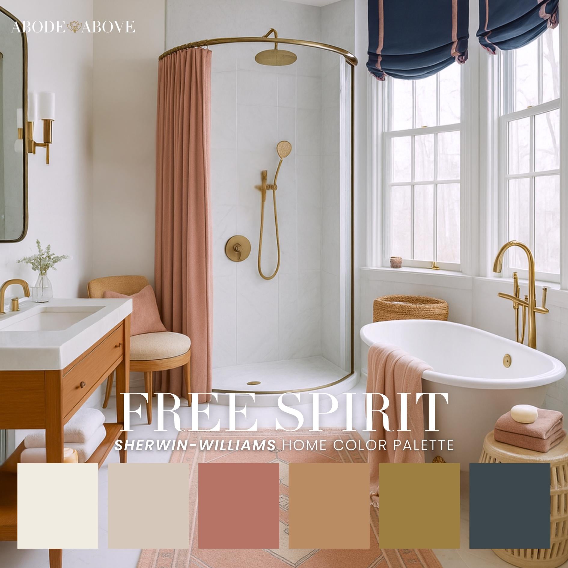 bohemianページ Free Spirit Sherwin-williams Bohemian Paint Color Palette