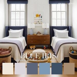 Palette di colori Blue Iris / Schema di verniciatura Sherwin-Williams (PDF)