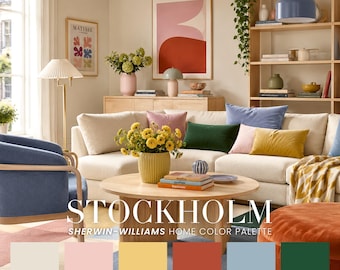 Stockholm Home Color Palette | Scandinavian Modern Scheme (PDF)