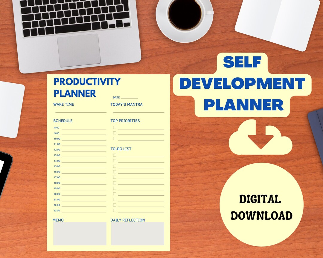 Self Development Planner,productivity Planner,habit Tracker,personal ...