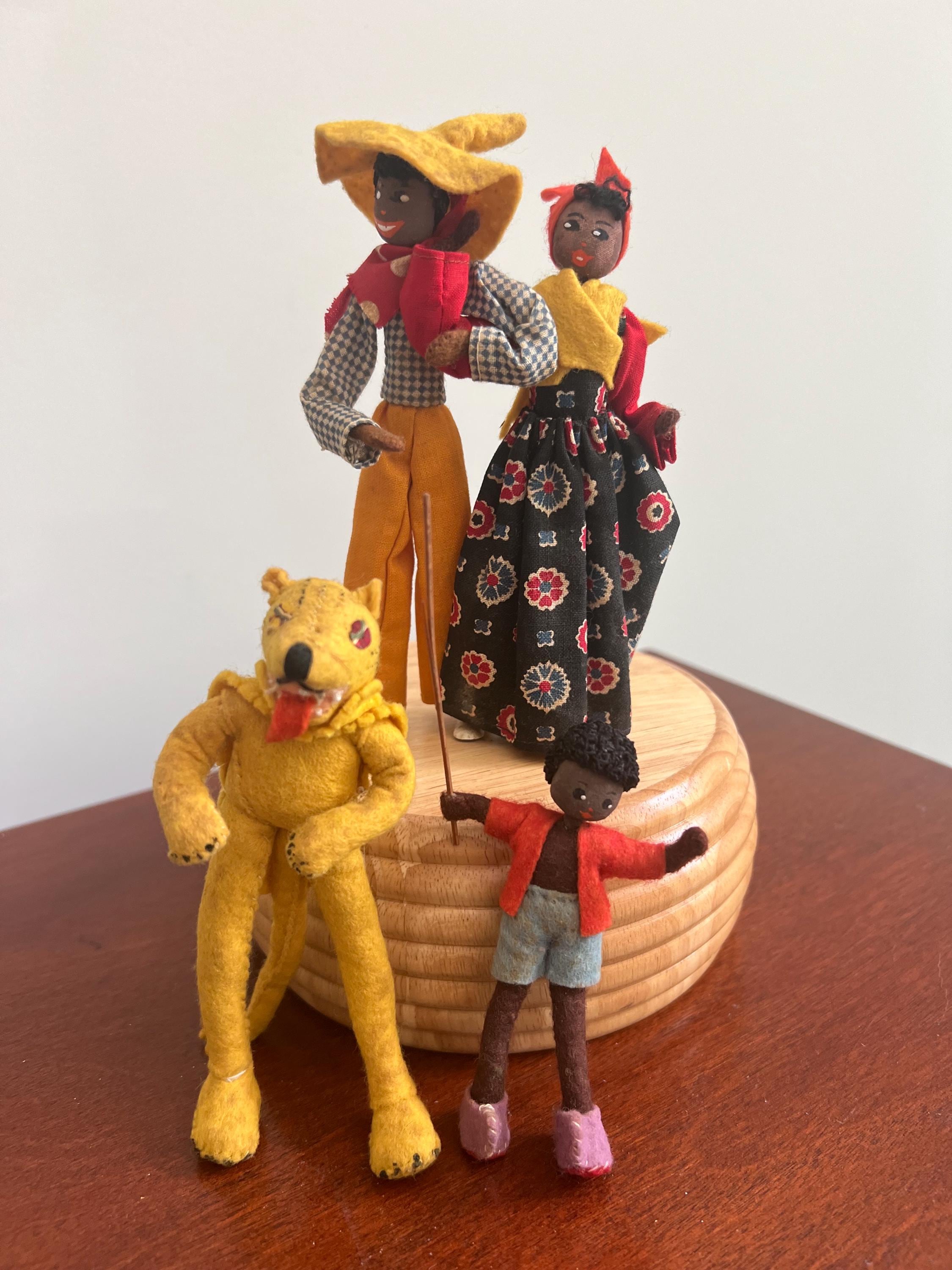 Vintage BAPS Dolls – Little Black Sambo Set (germany, 1950s