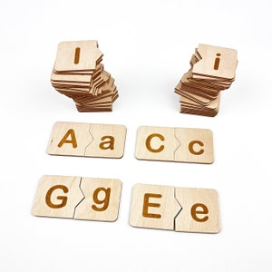Wooden Puzzles For Toddlers, Alphabet Puzzle And Number Puzzle, Preschool Educational Learning Toys With Chunky Wood ABC Puzzle Board, For Girls Boys Kindergarten - View #8